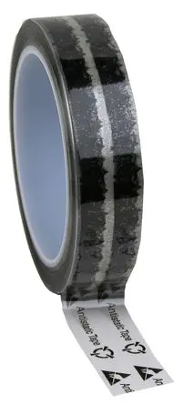 Produktfoto 1 von Desco Europe ESD Klebeband, Klar, Gummi (Basis), Zellulose, Nichtleitend, 65.8 m x 24mm