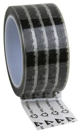 Produktfoto 1 von Desco Europe ESD Klebeband, Klar, Gummi (Basis), Zellulose, Nichtleitend, 65.8 m x 48mm