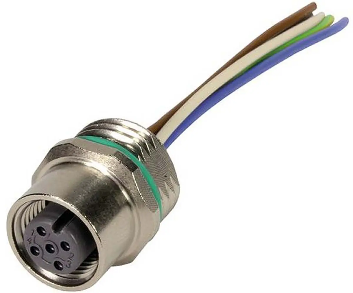 Produktfoto 1 von HARTING 2103, 5-polig Sensor-Betätigungselementkabel, M12 Buchse 3 / Nicht abgeschlossen Buchse, Länge 500 mm
