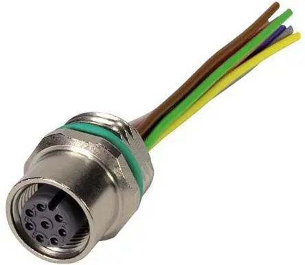HARTING 2103, 8-polig Sensor-Betätigungselementkabel, M12 Buchse 3 / Nicht abgeschlossen Buchse, Länge 500 mm
