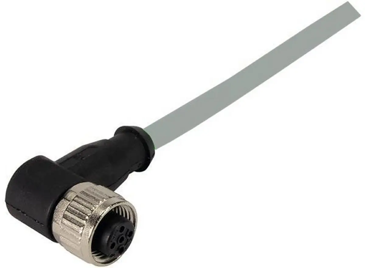 Produktfoto 1 von HARTING 2134, 12-polig Sensor-Betätigungselementkabel, Rechtwinklig Buchse 12 / Nicht abgeschlossen, Länge 5 m