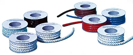 Produktfoto 1 von Brady Ademark Kabelmarkierung Aufschiebbar, Beschriftung: 1, Weiß Weiß, Ø 3.3 mm - 4.8 mm