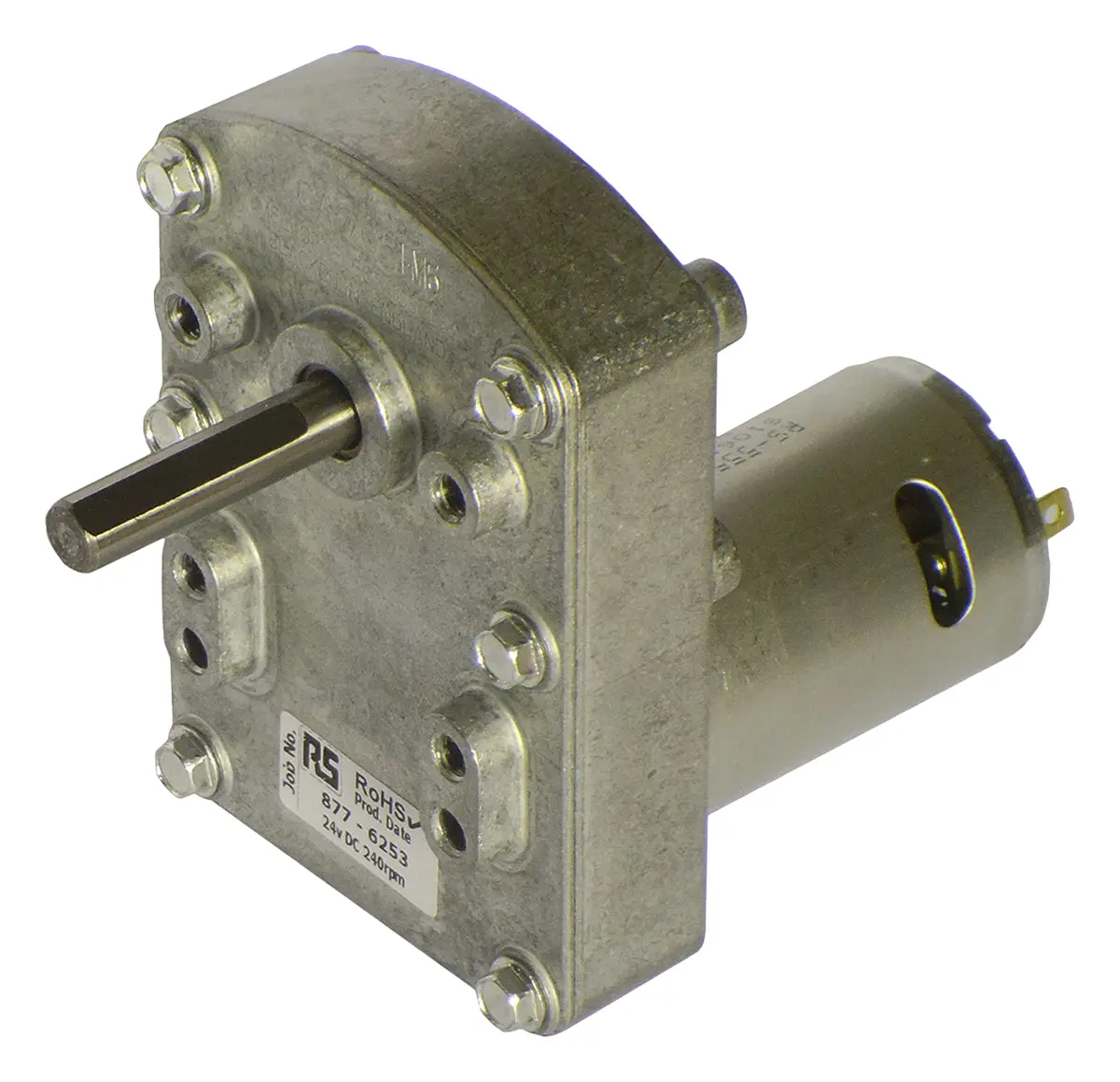 Produktfoto 1 von Mellor Electric UBD Bürsten-Getriebemotor DC-Getriebemotor bis 30 Ncm, 24 V dc / 3.8 W, 240 rpm, Wellen-Ø 8 mm, 101 mm x