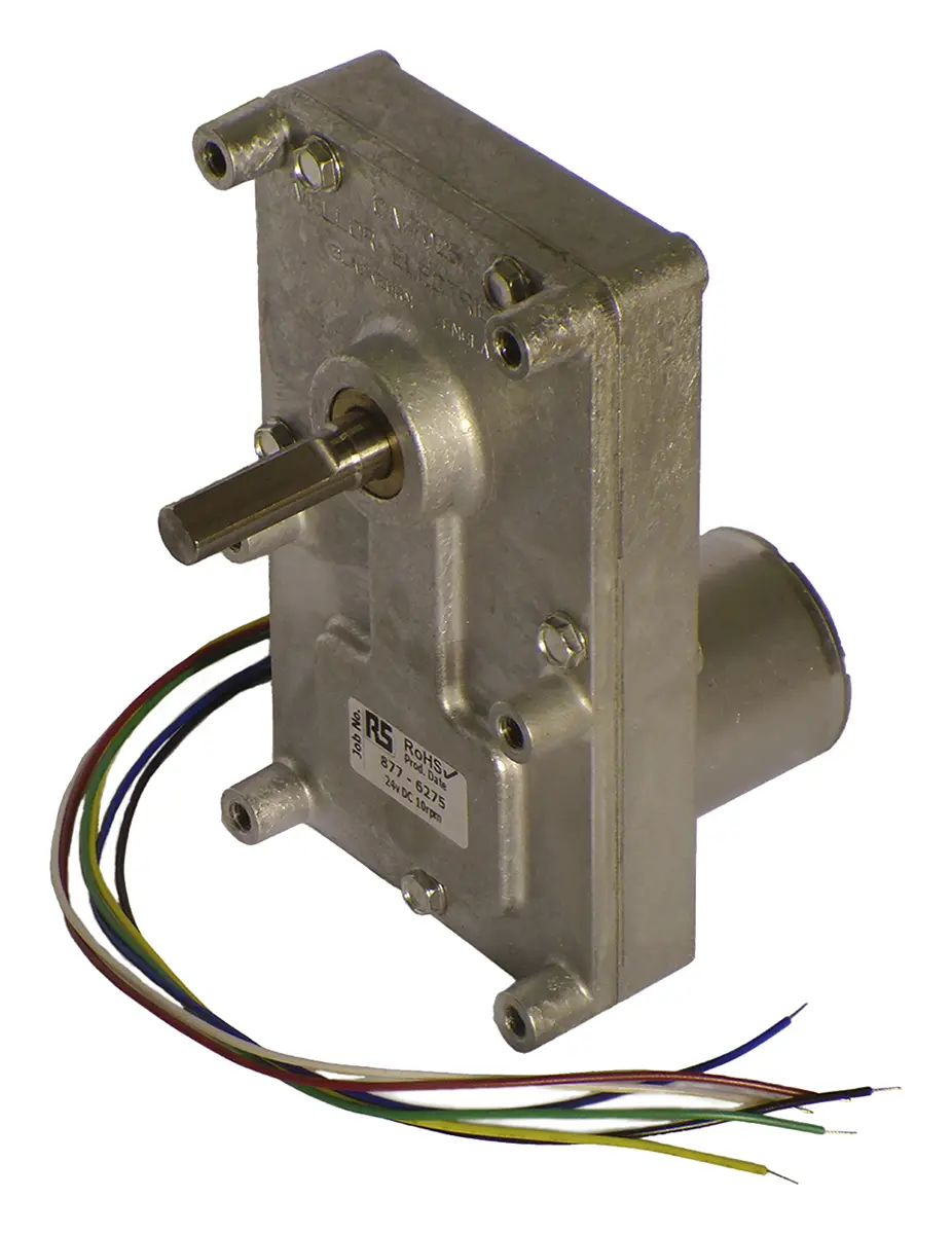Produktfoto 1 von Mellor Electric FBB Getriebemotor, bürstenlos DC-Getriebemotor bis 17 Nm, 24 V / 9 W, 50 rpm, Wellen-Ø 8.5 mm, 73 mm x