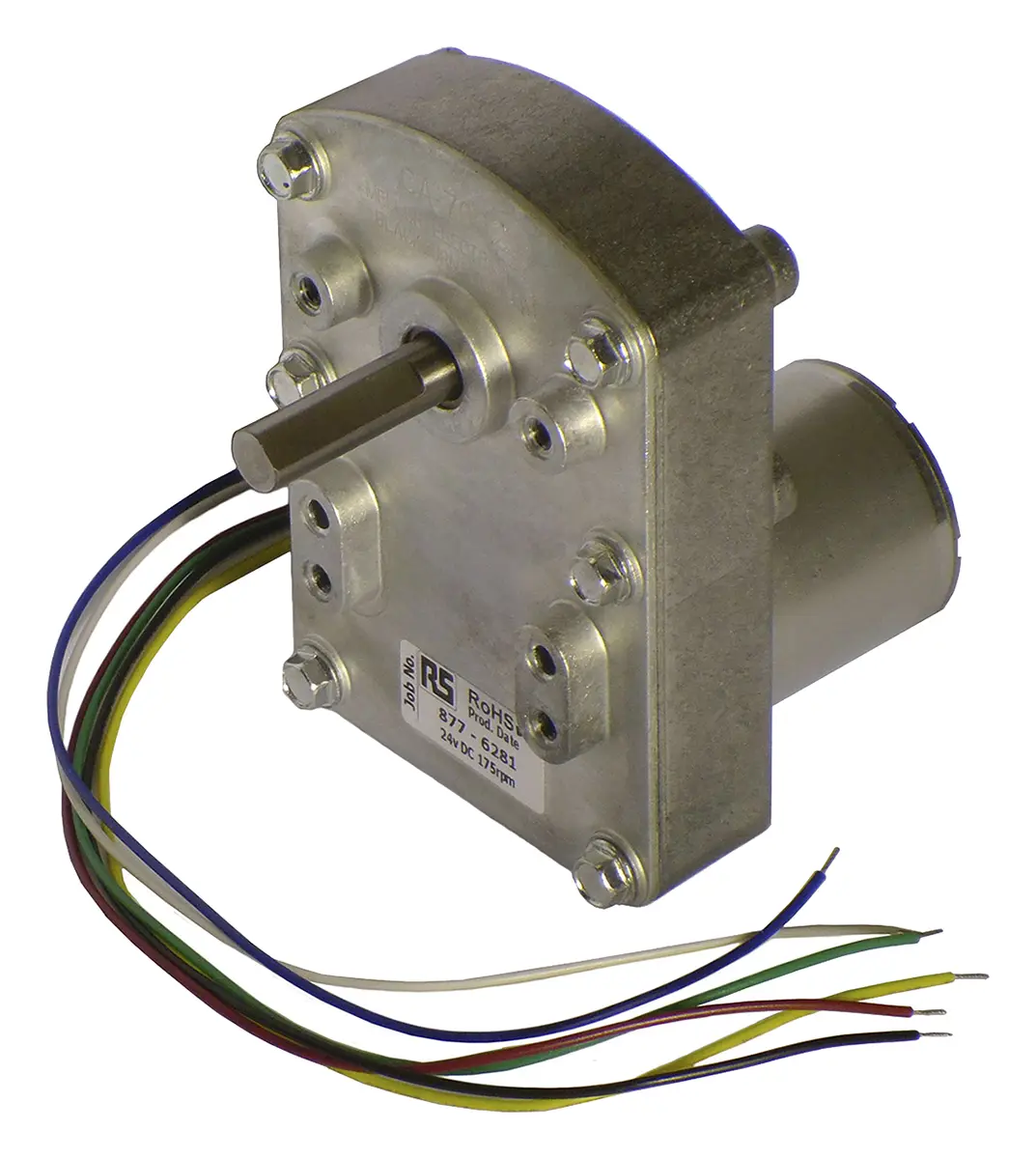 Produktfoto 1 von Mellor Electric T6 Bürstenlose Gleichstromoption DC-Getriebemotor bis 98 Ncm, 24 V / 9 W, 175 rpm, Wellen-Ø 7.94 mm, 56