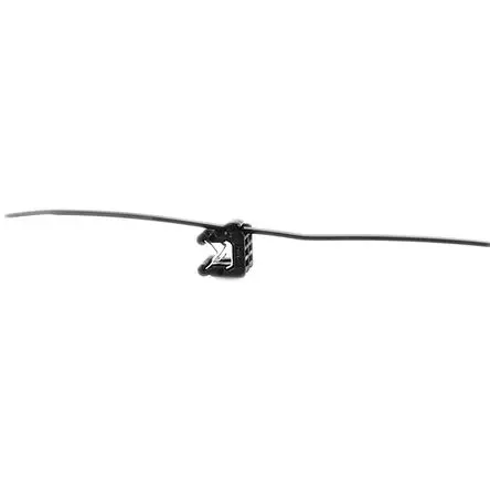 Produktfoto 1 von HellermannTyton T50ROSEC21 Nylon 6.6 Kabelbinder Baugruppe Schwarz 4.6 mm x 200 mm