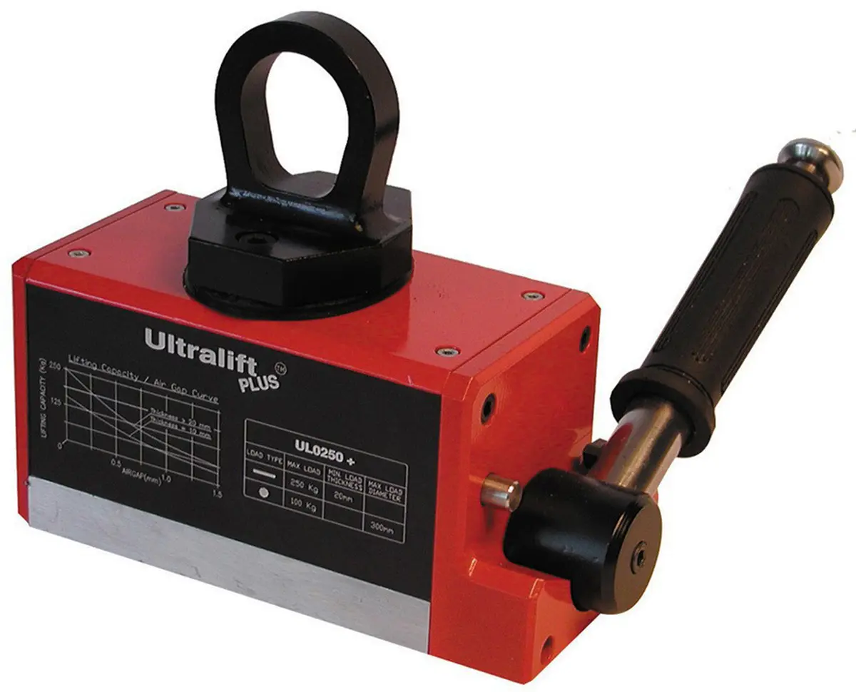 Produktfoto 1 von Eclipse Ultralift Plus Hubmagnet 250 kg L. 214 mm H. 192 mm 11 kg