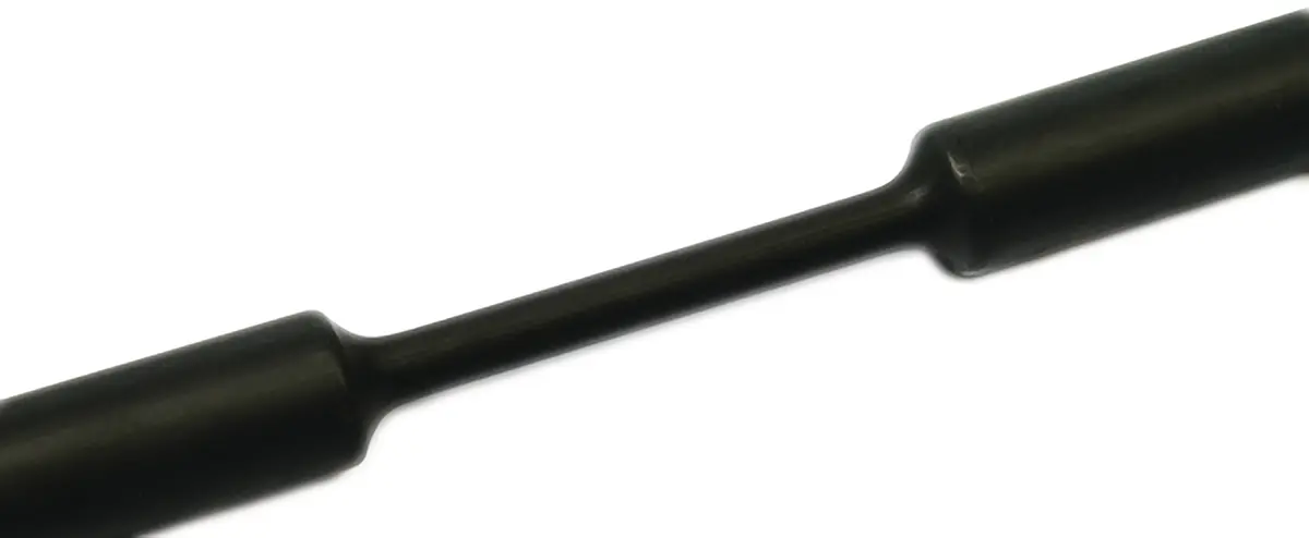 Produktfoto 1 von HellermannTyton TF31 Wärmeschrumpfschlauch, Polyolefin Schwarz, Ø 40 mm Schrumpfrate 3:1, Länge 30m