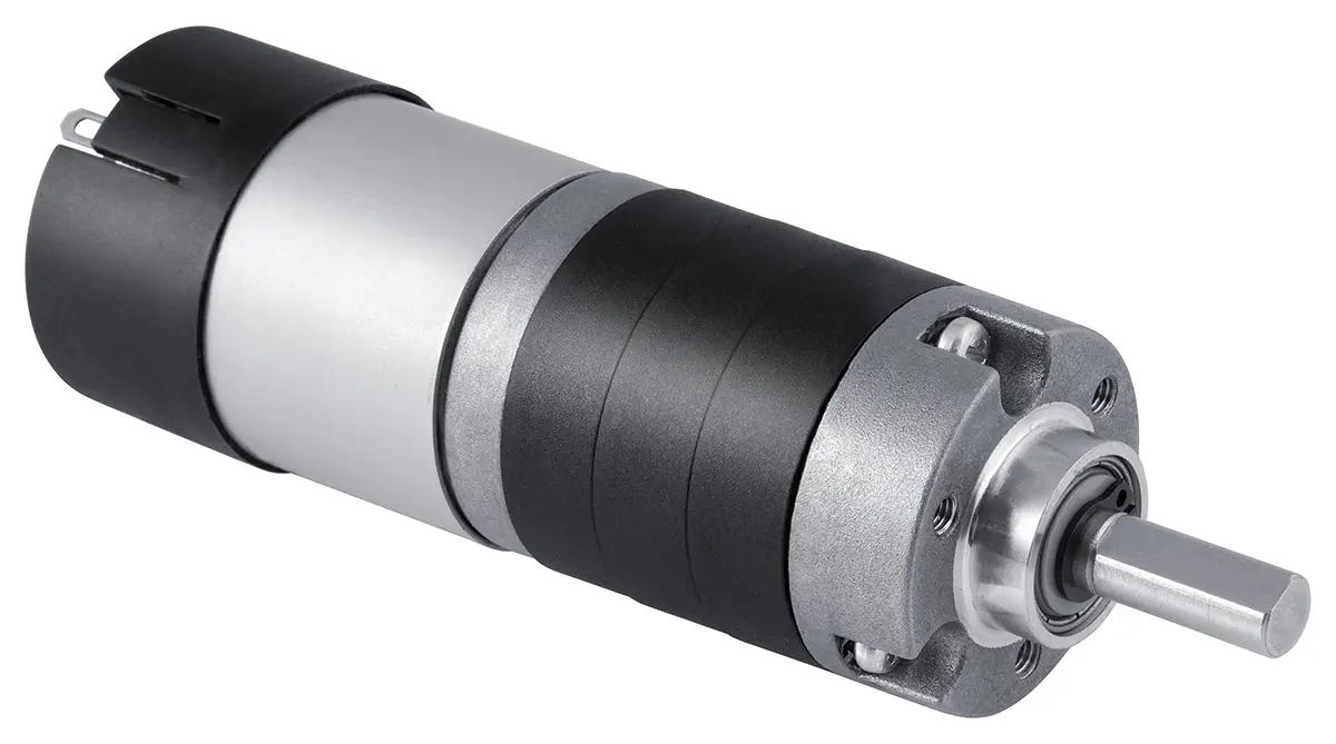 Produktfoto 1 von Micromotors PS150 Bürsten-Getriebemotor DC-Getriebemotor bis 20 Ncm 25:1, 12/24 V / 8.5 W, 180 rpm, Wellen-Ø 6 mm, 30 mm