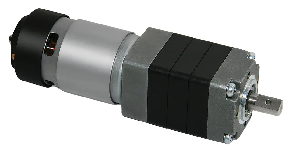 Produktfoto 1 von Micromotors P205 Bürsten-Getriebemotor DC-Getriebemotor bis 2.5 Nm 25:1, 24V dc / 55.2 W, 116U/min, Wellen-Ø 10 mm, 42mm