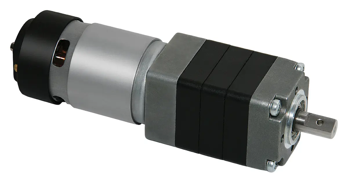 Produktfoto 1 von Micromotors P205 Bürsten-Getriebemotor DC-Getriebemotor bis 7 Nm 100:1, 24V dc / 42 W, 32U/min, Wellen-Ø 10 mm, 42mm x