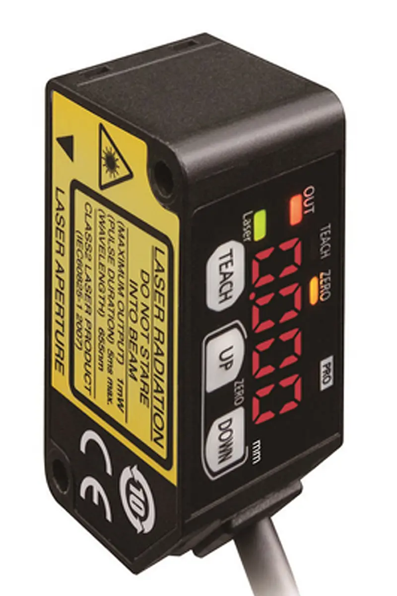 Produktfoto 1 von Panasonic HG-C Kubisch Ultraschallsensor, Hintergrundunterdrückung, Bereich 100 mm, NPN/PNP Ausgang, Anschlusskabel