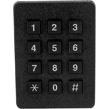 Produktfoto 1 von Grayhill Tastatur (3 x 4) 12-Tasten Cycolac FR15, ABS Membranbetätigung Matrix IP40