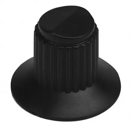 Produktfoto 1 von Grayhill Drehschalterknopf zur Verwendung mit Encoder, Drehschalter Schwarz