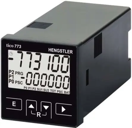 Produktfoto 1 von Hengstler TICO 773 Zeitgeber Unidirektional Zähler LCD 6-stellig 30V dc, max. 60 kHz