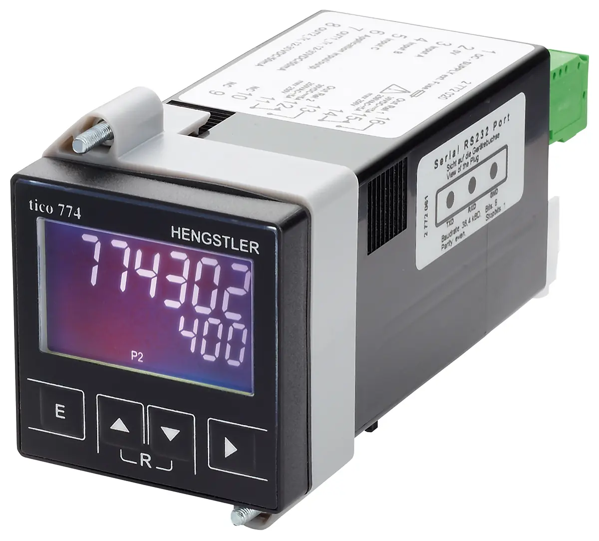 Produktfoto 1 von Hengstler TICO 774 LCD Unidirektional Zähler Automatisch, Elektrisch, Manuell 6-stellig max. 60kHz 100 → 240 V ac