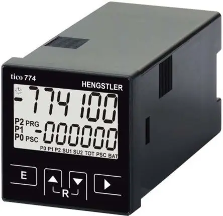 Produktfoto 1 von Hengstler TICO 774 Zeitgeber, TCP, Modbus Unidirektional Zähler LCD 6-stellig 240V ac, max. 60 kHz