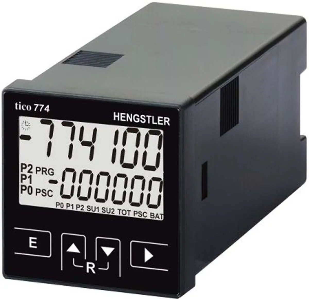 Produktfoto 1 von Hengstler TICO 774 LCD Unidirektional Zähler Automatisch, Elektrisch, Manuell 6-stellig max. 60kHz 12 → 30 V dc