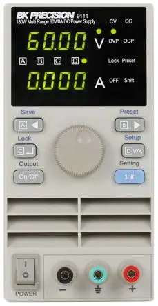 Produktfoto 1 von BK Precision Digital 1 Digital 60V IEC 320 Labornetzgerät 8 A 180 W
