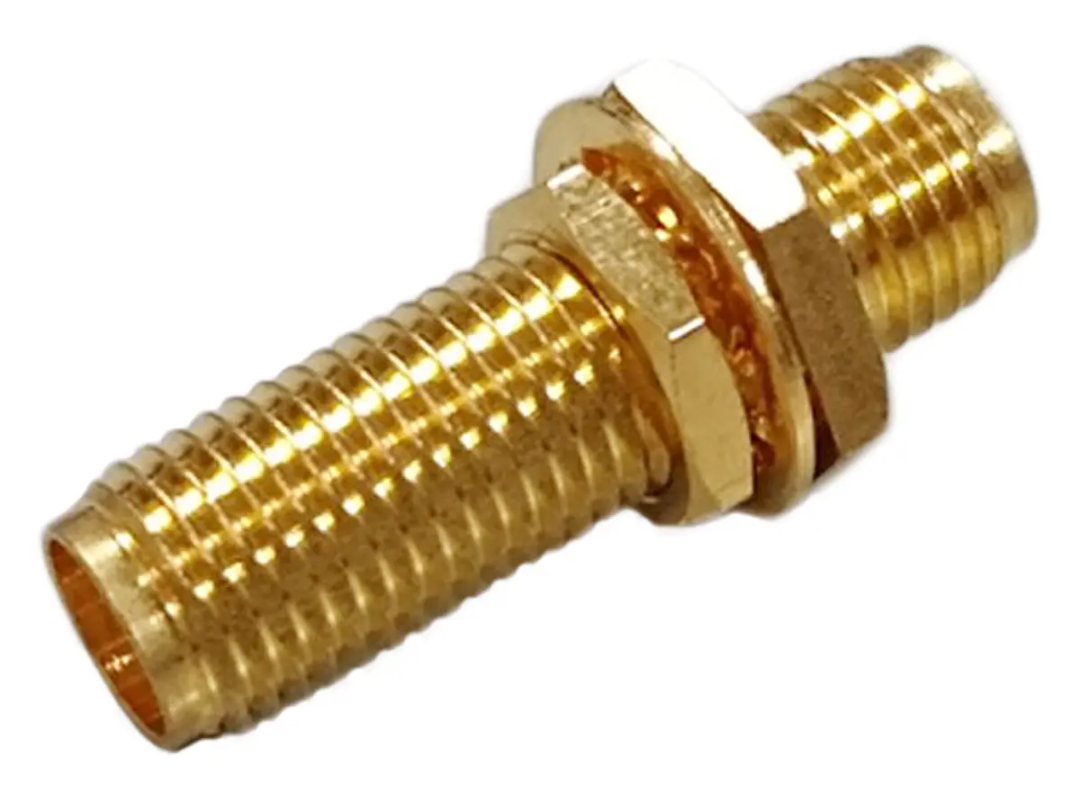 Produktfoto 1 von RS PRO HF Adapter, 50 Ω, Gerade, 18GHz Buchse Buchse, Koaxial SMA