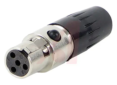Produktfoto 1 von Switchcraft Gerade 4-polig Kabel Buchse Silber Schwarz XLR-Steckverbinder, 125 V