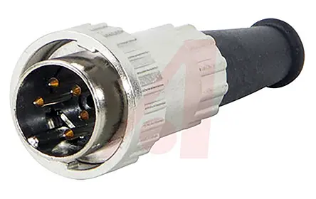 Produktfoto 1 von Switchcraft 12CL Standard DIN-Stecker Gerade 5-polig, 34 V dc 3A Kabel, Bajonett Stecker