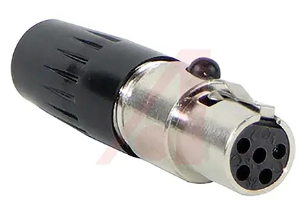 Produktfoto 1 von Switchcraft Gerade 5-polig Kabel Buchse Silber Schwarz XLR-Steckverbinder, 125 V