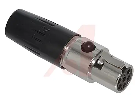 Produktfoto 1 von Switchcraft Gerade 6-polig Kabel Buchse Silber Schwarz XLR-Steckverbinder, 125 V ac
