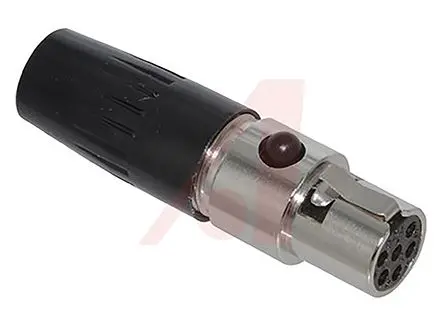 Produktfoto 1 von Switchcraft Gerade 6-polig Kabel Buchse Silber Schwarz XLR-Steckverbinder, 125V ac