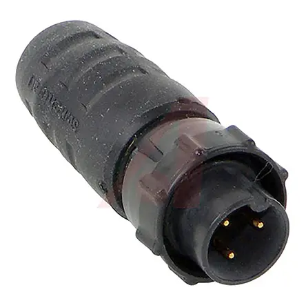 Produktfoto 1 von Switchcraft EN3 Standard Rundsteckverbinder Stecker 3-polig Stecker 7.5A Kabel, Kabel IP68, IP69K