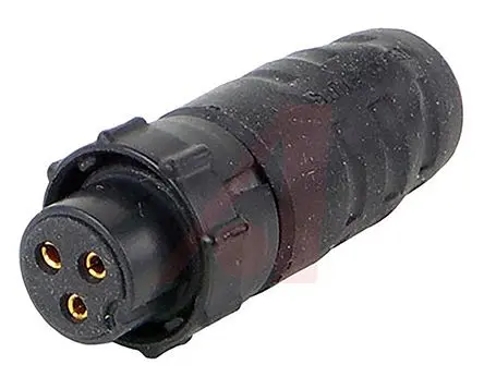 Produktfoto 1 von Switchcraft EN3 Standard Rundsteckverbinder Stecker 3-polig Buchse 13A Kabel IP68, IP69K