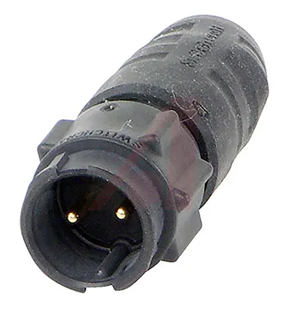 Produktfoto 1 von Switchcraft EN3 Standard Rundsteckverbinder Stecker 2-polig Stecker 13A Kabel IP68, IP69K
