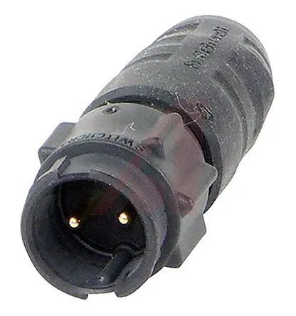 Produktfoto 1 von Switchcraft EN3 Standard Rundsteckverbinder Stecker 2-polig Stecker 13A Kabel IP68, IP69K