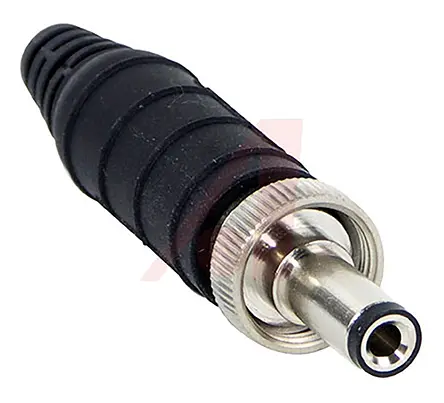 Produktfoto 1 von Switchcraft 767K Gerade Hohlstecker DC-Stecker Zinn 5A, Innen-Ø 2.1 mm / Außen 2.5 mm Außen-ø  x 57 mm, Kabel, IP68
