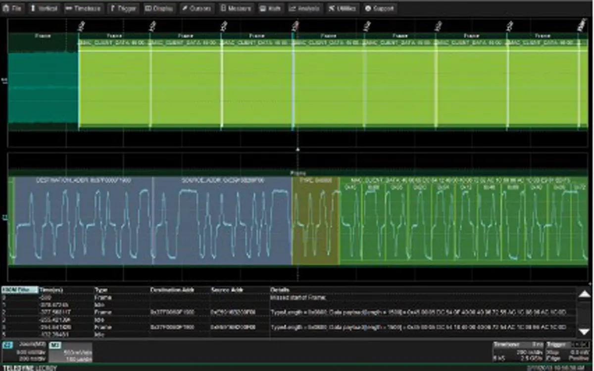 Produktfoto 1 von Teledyne LeCroy Oszilloskop-Software, ENET Bus Decode für Serie HDO4000