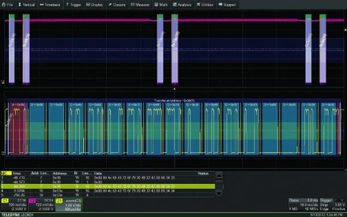 Produktfoto 1 von Teledyne LeCroy Oszilloskop-Software, FlexRay-Dekodierung für Serie HDO4000