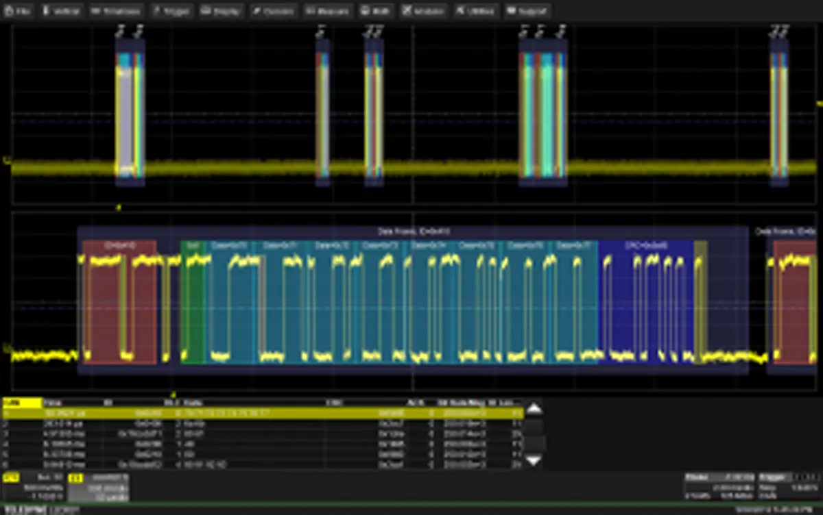Produktfoto 1 von Teledyne LeCroy Oszilloskop-Software, CAN-Bus-Trigger und -Dekodierung für Serie HDO4000 5.7.2.1