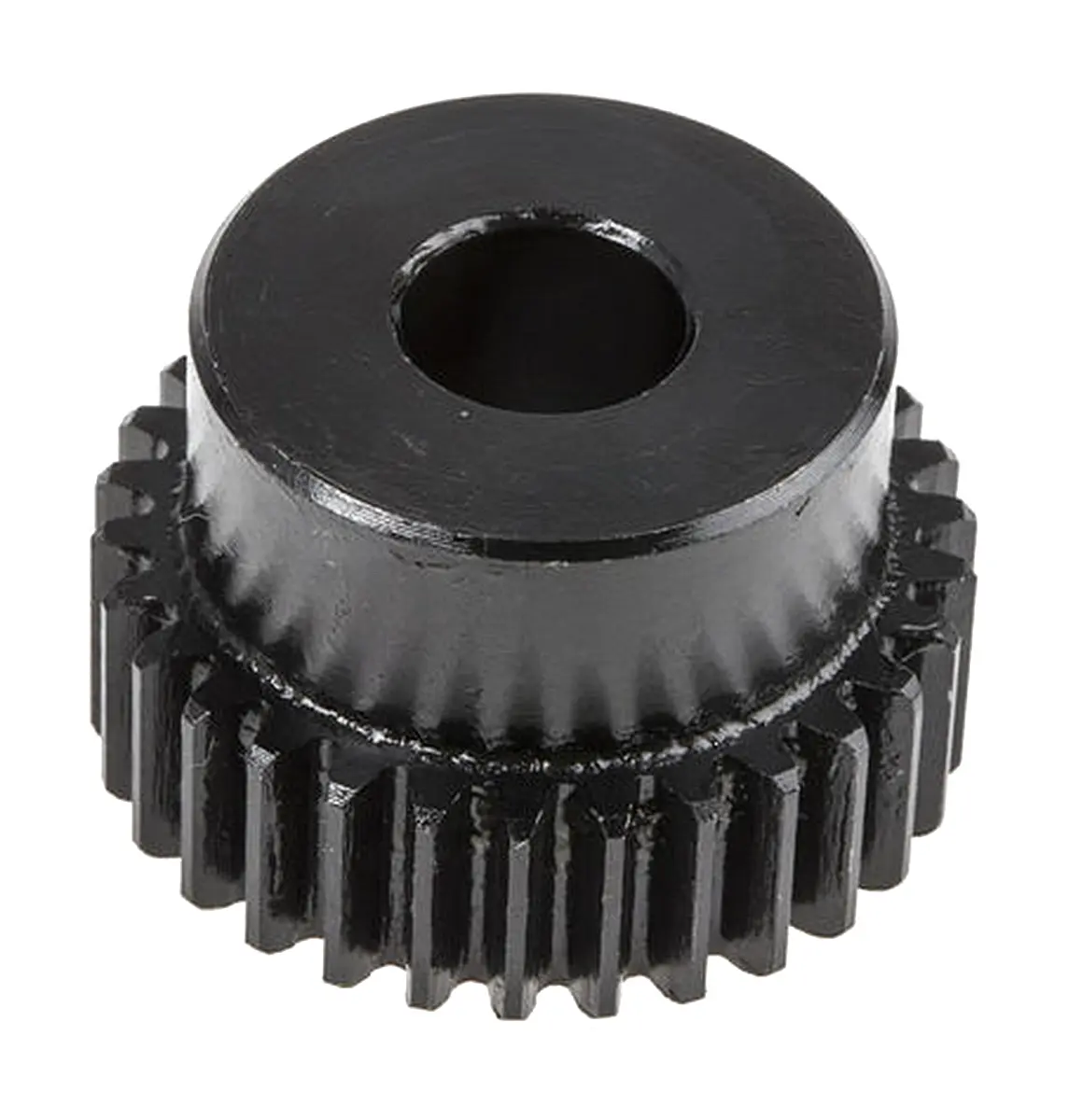 Produktfoto 1 von RS PRO Stahl Stirnrad 40 Zähne / Modul 1, Wälzkreis-Ø 40 mm, Nabe Ø 14 mm / Bohrung 6 mm
