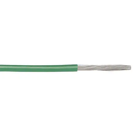 Produktfoto 1 von Alpha Wire Hookup Wire TEFLON Schaltdraht 0.2 mm², 24 AWG 30 m Grün Ø 1.12 mm 19 Litzen Polytetrafluorethylen