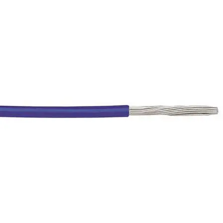 Alpha Wire Hookup Wire TEFLON Schaltdraht 0.33 mm², 22 AWG 30 m Blau Ø 1.27 mm 19 Litzen Polytetrafluorethylen