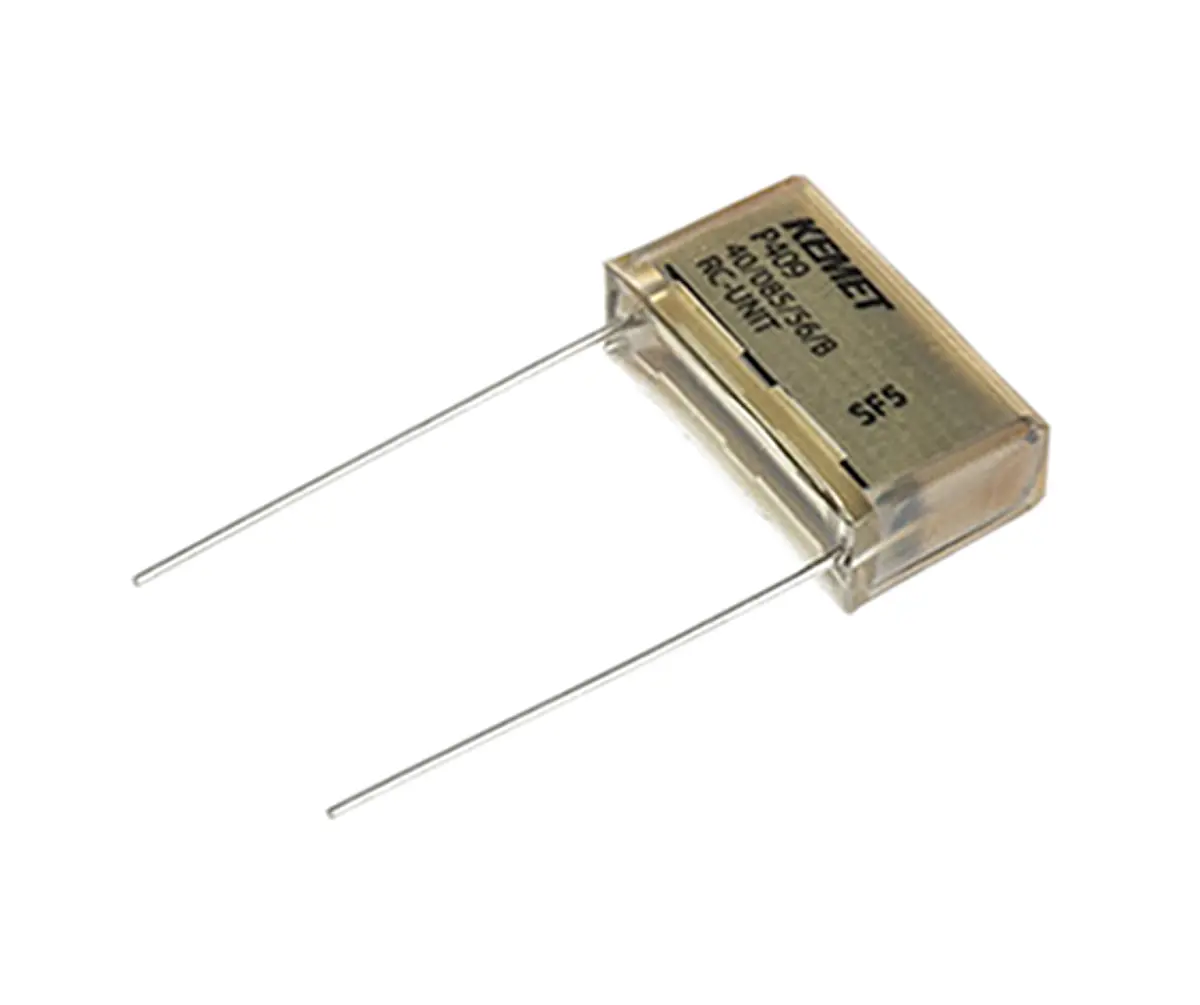 Produktfoto 1 von KEMET P409 X2 Metallpapierkondensator 470nF ±20% / 275V ac, THT Raster 25.4mm