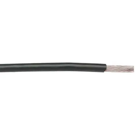Produktfoto 1 von Alpha Wire Hookup Wire TEFLON Schaltdraht 0.33 mm², 22 AWG 30 m Schwarz Ø 1.52 mm 19 Litzen Polytetrafluorethylen