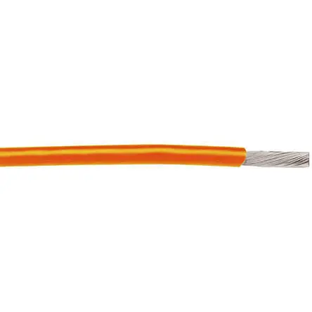 Produktfoto 1 von Alpha Wire Hookup Wire TEFLON Schaltdraht 0.33 mm², 22 AWG 30 m Orange Ø 1.27 mm 19 Litzen Polytetrafluorethylen