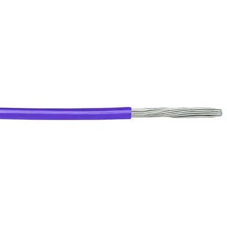 Produktfoto 1 von Alpha Wire Hookup Wire TEFLON Schaltdraht 0.33 mm², 22 AWG 30 m Violett Ø 1.27 mm 19 Litzen ECA-Fluorpolymer