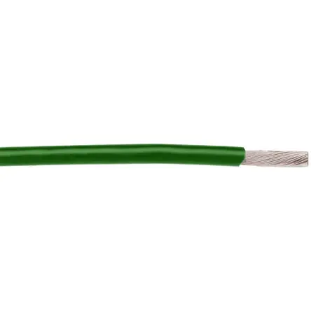 Produktfoto 1 von Alpha Wire Hookup Wire TEFLON Schaltdraht 0.06 mm², 30 AWG 30.5 m Grün Ø 0.61 mm 14062 Litzen