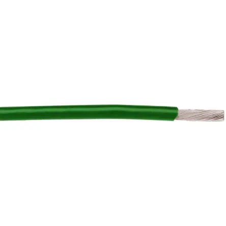 Produktfoto 1 von Alpha Wire Hookup Wire TEFLON Schaltdraht 0.14 mm², 26 AWG 30 m Grün Ø 0.79 mm 7 Litzen