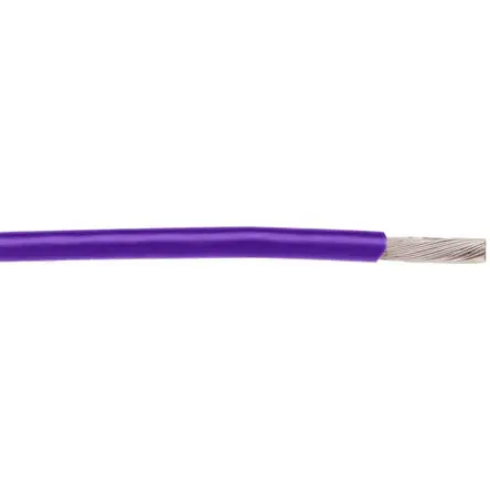 Produktfoto 1 von Alpha Wire Hookup Wire TEFLON Schaltdraht 0.14 mm², 26 AWG 30.5 m Violett Ø 0.79 mm 12601 Litzen