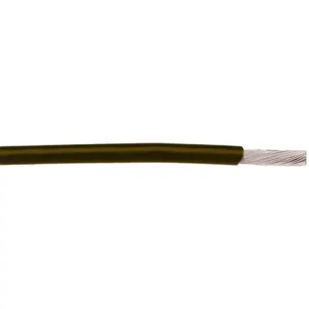 Produktfoto 1 von Alpha Wire Hookup Wire TEFLON Schaltdraht 0.15 mm², 26 AWG 30.5 m Braun Ø 0.79 mm 19 Litzen Polytetrafluorethylen