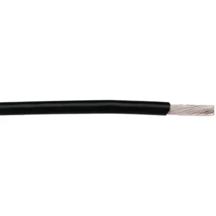 Produktfoto 1 von Alpha Wire Hookup Wire TEFLON Schaltdraht 0.23 mm², 24 AWG 30 m Schwarz Ø 0.91 mm 7 Litzen
