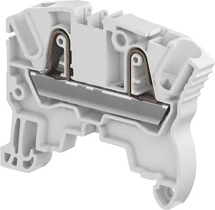 Produktfoto 1 von Entrelec ZK4 DIN-Tragschiene 1 Grau, 4mm², 1kV Klemme